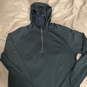Lululemon Metal Vent Tech quarter Zip Hoodie Navy